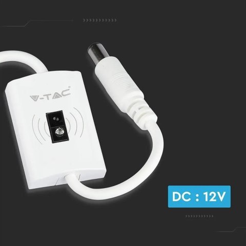 Włącznik taśm LED zbliżeniowy biały funkcja ściemniania V-TAC VT-8072 3 lata gwarancji