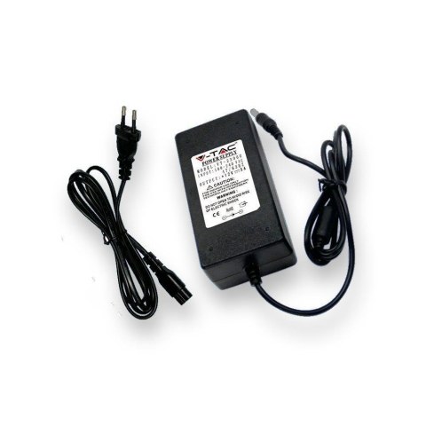 Zasilacz LED V-TAC 60W 12V 5A wtyczkowy desktop z przewodami VT-23061