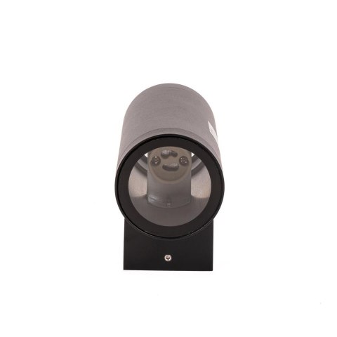 Kinkiet ścienny ogrodowy elewacyjny V-TAC góra dół 2xGU10 czarny IP54 VT-11015