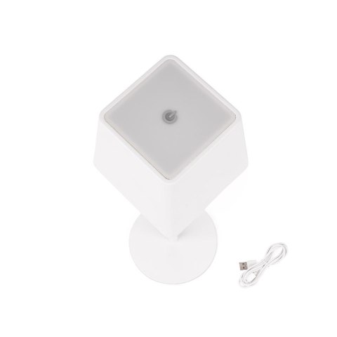 Lampka biurkowa nocna V-TAC 2W LED 36cm ładowanie ściemnianie IP54 biała VT-7563 3000K 200lm