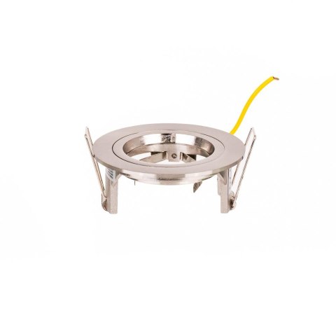 Oczko V-TAC aluminiowe odlew GU10 okrągłe satyna VT-774-SN