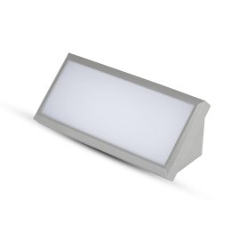 Oprawa ścienna V-TAC 12W LED ukośna szara IP65 VT-8054 4000K 1250lm