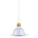 Oprawa zwieszana V-TAC loft vintage biały VT-7422-WH 5 lat gwarancji