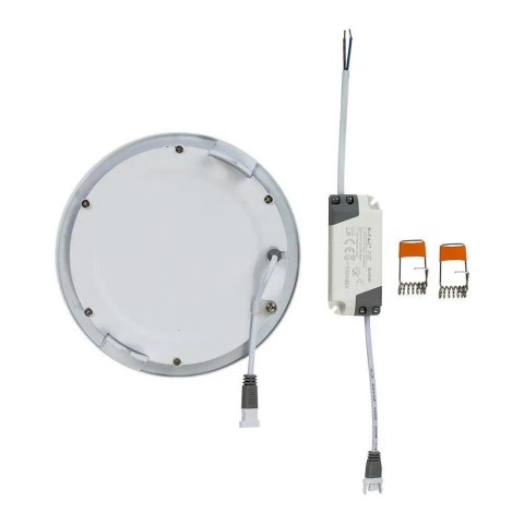 Panel LED V-TAC premium downlight 18W okrągły fi225 VT-1807 2700K 1400lm