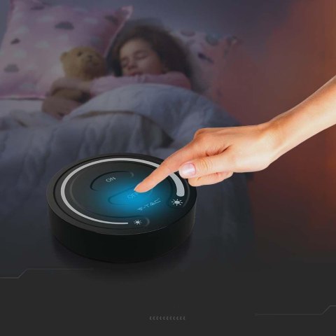 Pilot kontroler V-TAC dotykowy mono jednokolorowy 1-strefa czarny VT-2440