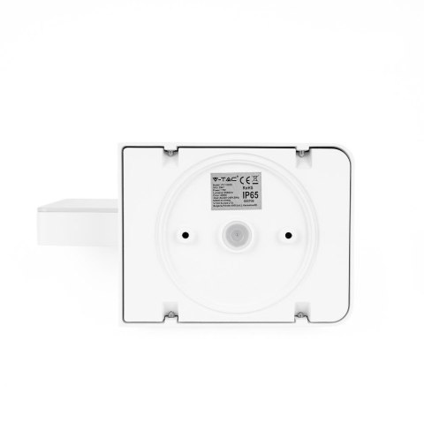 Projektor oprawa elewacyjna V-TAC 17W czujnik ruchu biała IP65 VT-11020S 4000K 2520lm