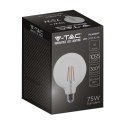 Żarówka LED 10W filament E27 kula glob G125 V-TAC VT-1979 3000K 1055lm