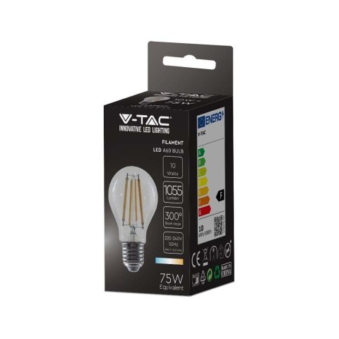 Żarówka LED V-TAC 10W filament E27 A67 VT-1981 4000K 1055lm