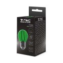 Żarówka LED V-TAC 2W filament E27 kulka G45 kolor VT-2132 Kolor Zielony 60lm