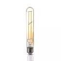 Żarówka LED V-TAC 6W T30 E27 filament bursztyn 30x185mm VT-2006-N 2200K 600lm