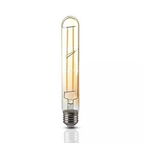 Żarówka LED V-TAC 6W T30 E27 filament bursztyn 30x185mm VT-2006-N 2200K 600lm