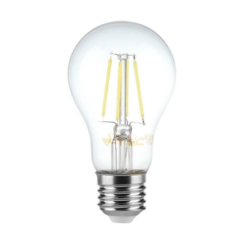 Żarówka LED V-TAC 8W filament E27 A65 ściemnialna VT-2288D 3000K 720lm
