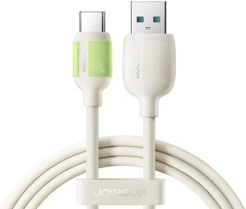 Kabel Joyroom S-A53 3A USB-A - USB-C z fluorescencyjną końcówką 2 m - beżowy