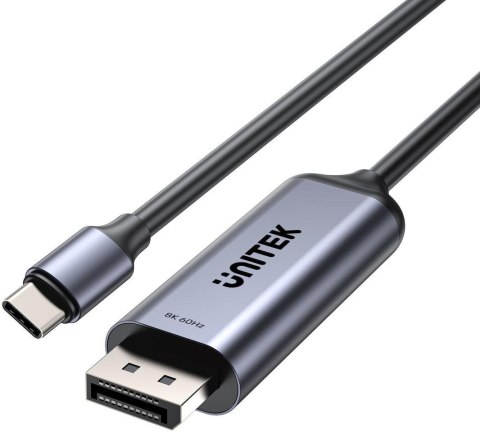 Przewód dwukierunkowy Unitek 8K USB-C do DisplayPort 1,5M