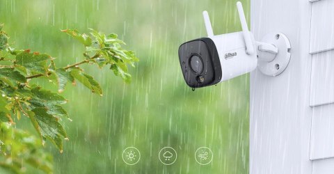 Zestaw monitoringu IP Dahua 6 Kamer WI-FI 5MPx aktywne odtraszanie LED IR do 30m
