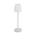 Lampka biurkowa nocna V-TAC 3W LED 39cm ładowanie ściemnianie biała VT-7703 4000K 70lm