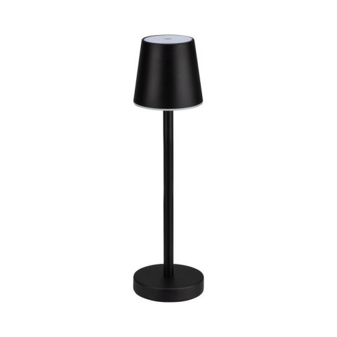 Lampka biurkowa nocna V-TAC 3W LED 39cm ładowanie ściemnianie czarna VT-7703 4000K 70lm