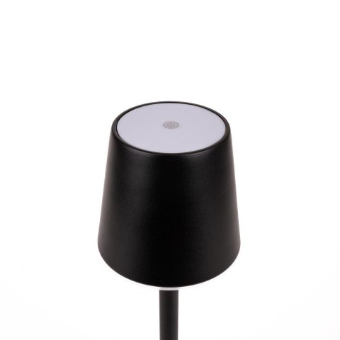 Lampka biurkowa nocna V-TAC 3W LED 39cm ładowanie ściemnianie czarna VT-7703 4000K 70lm