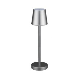 Lampka biurkowa nocna V-TAC 3W LED 39cm ładowanie ściemnianie szara VT-7703 4000K 70lm