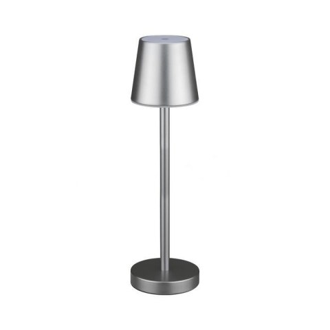 Lampka biurkowa nocna V-TAC 3W LED 39cm ładowanie ściemnianie szara VT-7703 4000K 70lm