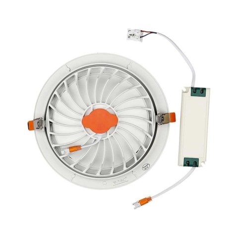 Oprawa V-TAC LED downlight SAMSUNG CHIP 30W ruchoma VT-2-30 3000K 3040lm 5 lat gwarancji