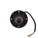 Oprawa gruntowa ogrodowa wbijana aluminium GU10 czarna z daszkiem IP65 V-TAC VT-7704 3 lata gwarancji
