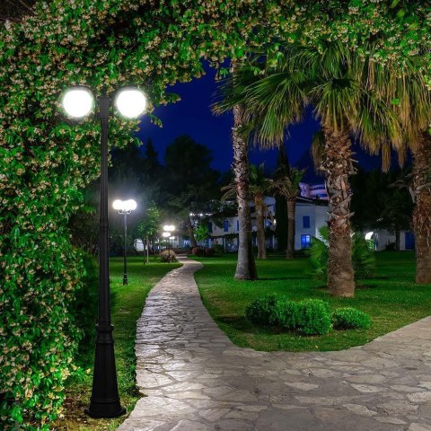 Oprawa ogrodowa V-TAC E27 latarnia 2mb czarny MAT VT-1232 3 lata gwarancji