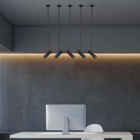 Oprawa sufitowa V-TAC GU10 regulowana 830-1170mm czarna VT-7900 3 lata gwarancji