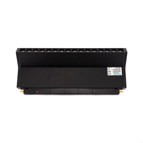 Oprawa szynosystem smart 48V V-TAC 18W LED CCT 30st smart WI-FI tracklight czarna VT-3618 2700K-6400K 1500lm 3 lata gwarancji