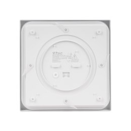 Plafon V-TAC 30W LED kwadrat IP44 42x42cm biały VT-8630W-SQ 3000K 3000lm
