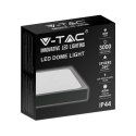Plafon V-TAC 30W LED kwadrat IP44 42x42cm czarny VT-8630B-SQ 6500K 3000lm