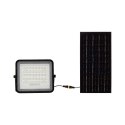 Projektor LED solarny V-TAC 10W pilot auto timer IP65 czarny VT-80W 4000K 800lm