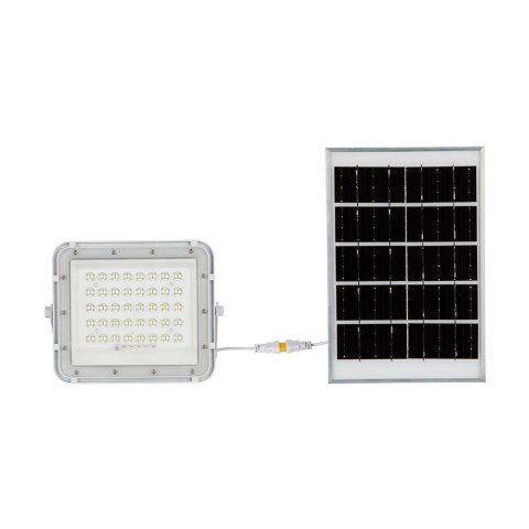 Projektor LED solarny V-TAC 6W pilot auto timer IP65 biały VT-40W-W 4000K 400lm