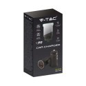 Samochodowa ładowarka do zapalniczki V-TAC USB 12-24V 18W+USB-C 20W VT-5318