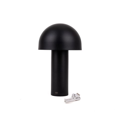 Lampka biurkowa nocna V-TAC 1W LED 25cm ładowanie USB ściemnianie czarna VT-1047 3000K-6000K 200lm