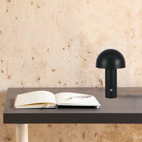 Lampka biurkowa nocna V-TAC 1W LED 25cm ładowanie USB ściemnianie czarna VT-1047 3000K-6000K 200lm