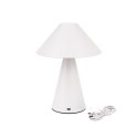 Lampka biurkowa nocna V-TAC 3W LED 24cm ładowanie USB ściemnianie biała VT-1051 3000K-6000K 200lm