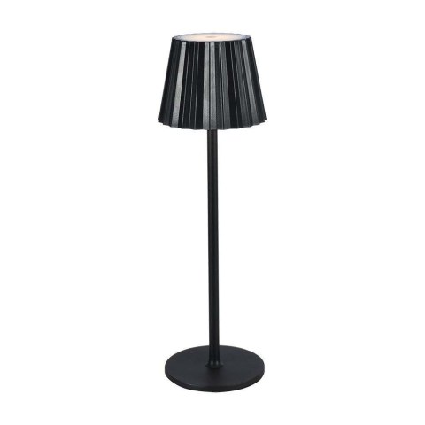 Lampka biurkowa nocna V-TAC 4W LED 37cm ładowanie USB ściemnianie czarna VT-1028 3000K-6000K 150lm