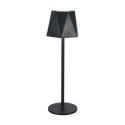 Lampka biurkowa nocna V-TAC 4W LED 37cm ładowanie USB ściemnianie czarna VT-1034 3000K-6000K 150lm