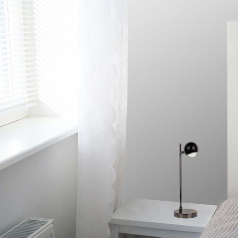 Lampka biurkowa nocna V-TAC 6W LED 45cm czarna VT-7506 3000K 500lm