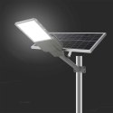 Naświetlacz oprawa uliczna LED solarna V-TAC BRIDGELUX CHIP IP65 pilot LiFePO4 panel 60W VT-15200ST 6500K 3000lm
