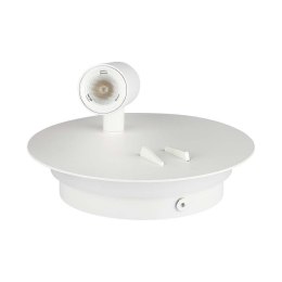 Oprawa LED V-TAC 3W+6W kinkiet hotel łóżko włącznik biały VT-2963 3000K 680lm 3 lata gwarancji
