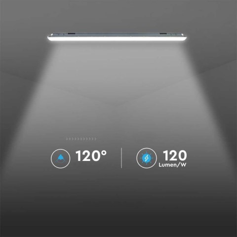 Oprawa hermetyczna V-TAC X-series 120cm 36W 120Lm/W VT-1253 4000K 4320lm