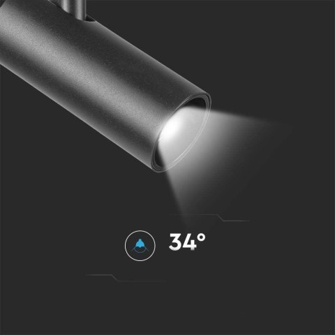 Oprawa projektor szynosystem magnetyczny 48V V-TAC 11W LED 34st VT-42010 3000K 1300lm 3 lata gwarancji