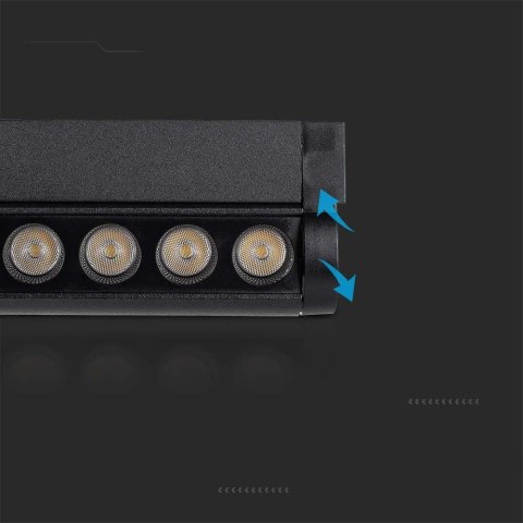 Oprawa projektor szynosystem magnetyczny 48V V-TAC 5W LED 34st VT-4205 3000K 600lm 3 lata gwarancji