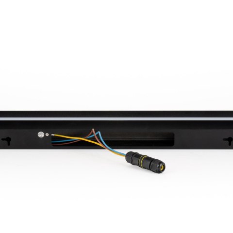 Oprawa ścienna elewacyjna LED linia V-TAC 16W IP65 antracyt 100cm VT-1176 4000K 2250lm