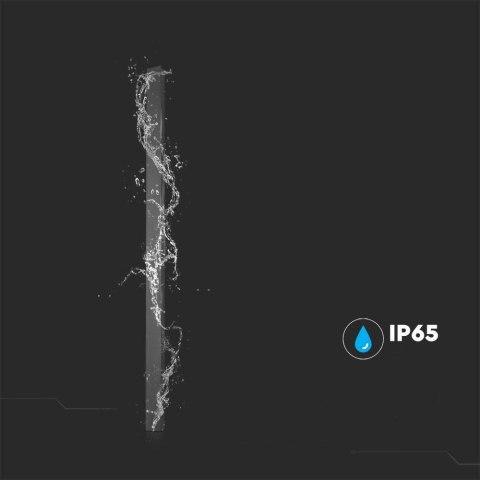 Oprawa ścienna elewacyjna LED linia V-TAC 23W IP65 czarna 140cm VT-1178 3000K 2875lm