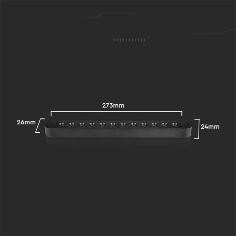 Oprawa szynosystem magnetyczny 48V V-TAC 12W LED 35st VT-4212 4000K 1100lm 3 lata gwarancji