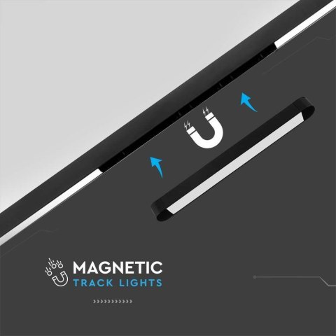 Oprawa szynosystem magnetyczny 48V V-TAC 14W LED 82st VT-4211 3000K 1500lm 3 lata gwarancji