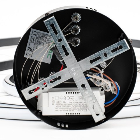 Oprawa zwieszana V-TAC 32W LED czarna VT-7816 3000K 3880lm